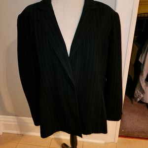 Pin stripe black suit jacket